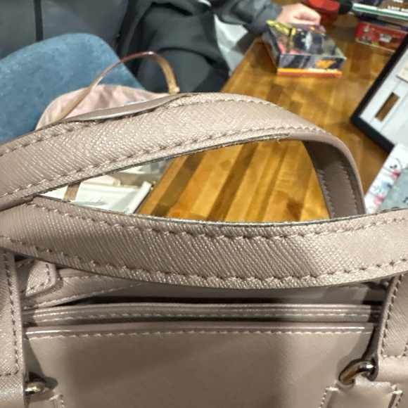 Kate Spade York Gray Tote Satchel w/Crossbody Strap Purse - Picture 6 of 8